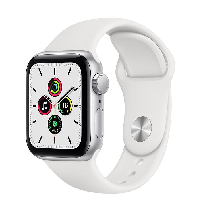 Apple Watch SE 2 40мм Белый спортивный ремешок