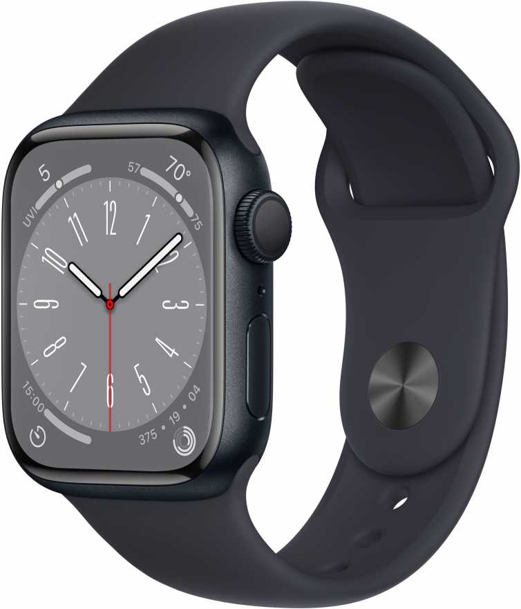 Apple Watch Series 8, 41 мм, цвет «тёмная ночь»