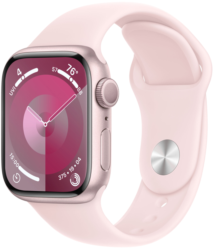 Apple Watch Series 9, 45 мм, «розовый»