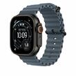 Apple Watch Ultra 3 49 mm Black titanium Ocean Band Blue