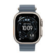 Apple Watch Ultra 3 49 mm Natural titanium Ocean Band Blue