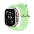 Apple Watch Ultra 3 49 mm Natural titanium Ocean Band Green