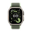 Apple Watch Ultra 3 49 mm Natural titanium Trail Loop Green
