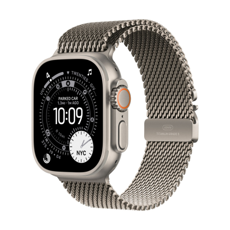 Apple Watch Ultra 3 49 mm Natural titanium Milanese Loop «Natural»
