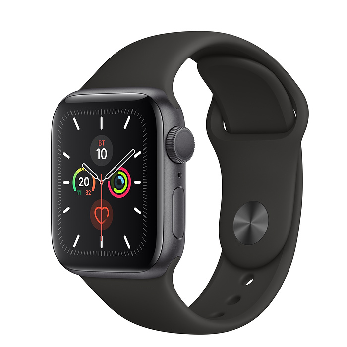 Apple Watch Series 5 44мм Space Gray Aluminum Case with Sport Band